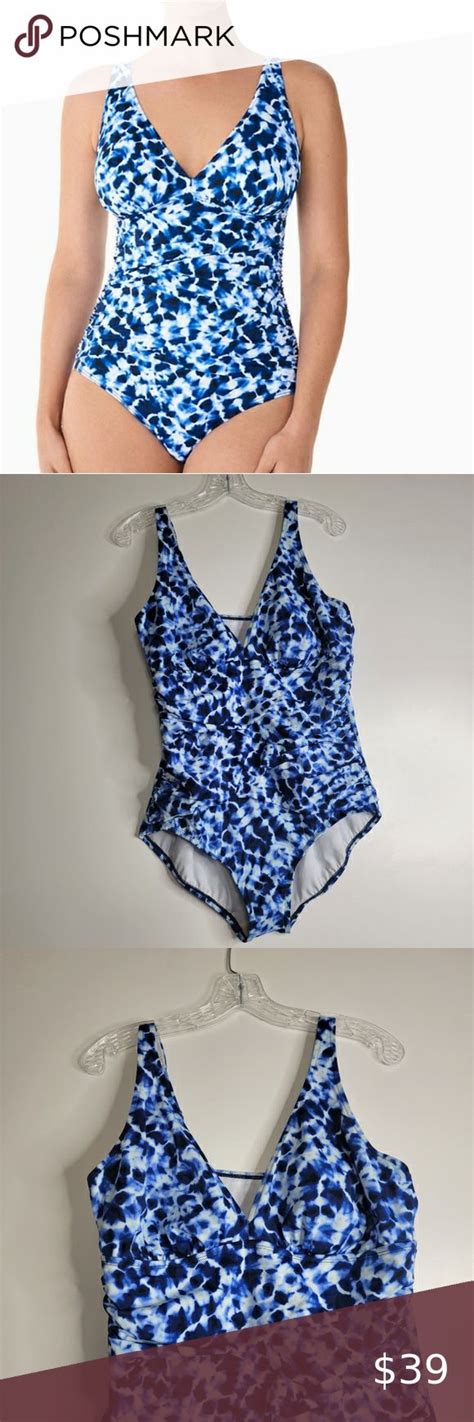 Croft And Barrow Swimsuit Swimsuits Clothes Design One Piece