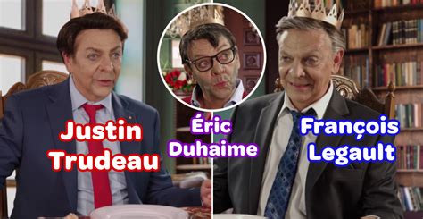 Marc Labrèche est en feu dans sa parodie de Trudeau Legault Duhaime