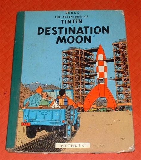 The Adventures Of Tintin Destination Moon By Herge Fair Hardcover