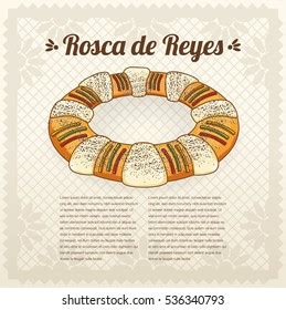 Three Kings Cake Mexican Tradition Stock Vector (Royalty Free) 536340793 | Shutterstock