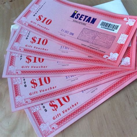 Isetan Voucher Tickets Vouchers Vouchers On Carousell