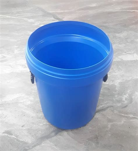 Cylindrical Blue Plastic Waste Bin For Home Capacity L At Rs