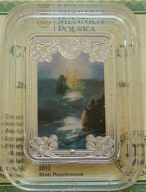 Andorra 5 Diners 2013 Miracles Of Jesus Walking On Water Silver Mag