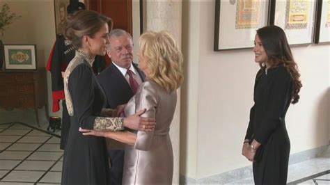 US First Lady Jill Biden Arrives For Jordan Crown Prince Wedding AFP