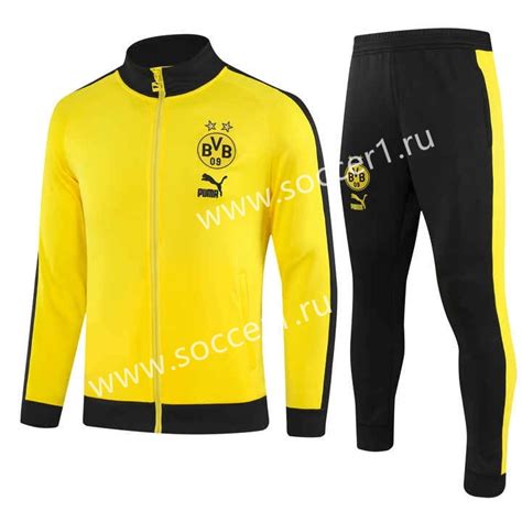 Borussia Dortmund Yellow Thailand Soccer Jacket Uniform Gdp