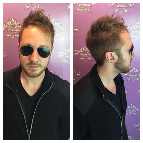 Another {BACKROAD HAIRCUT} happened today! We went more for the fohawk