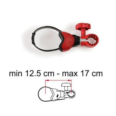 Bike Block Pro Rosso Fiamma Blocca Bici Portabici Camper Caravan