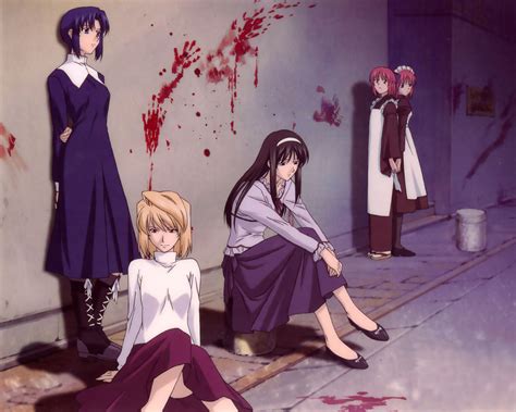 Arcueid Brunestud Ciel Hisui Kohaku Melty Blood Shingetsutan Tsukihime