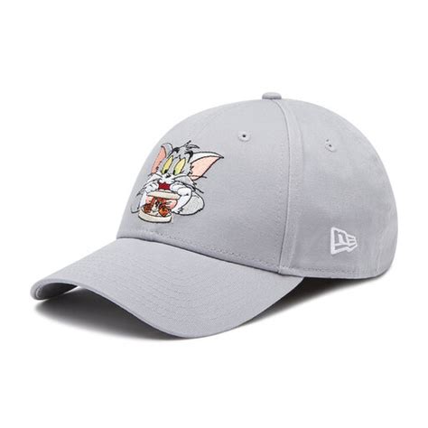 Czapka Z Daszkiem New Era Tom And Jerry 9Forty 60112668 Szary Eobuwie