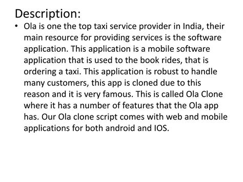 PPT - Ola Clone Script PowerPoint Presentation, free download - ID:8126151