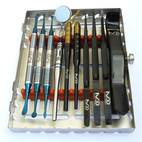 Oral Dental Micro Surgery Surgical Kit Implant Instruments Periodontal Cassette Ebay