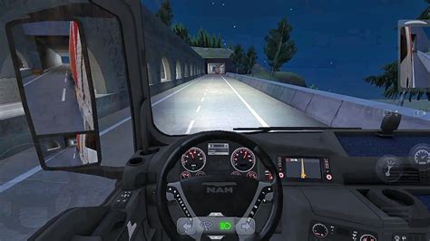 POV Truck Driving MAN TGX 2010 42 ITALY Night Ride Cockpit View