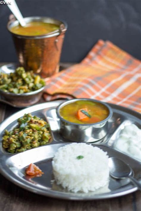 mini south indian thali tamil nadu style thali indian food recipes