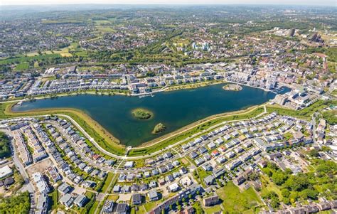 Dortmund Von Oben Wohngebiete Am Phoenix See In Dortmund Im