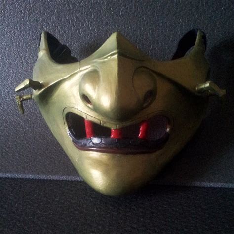 Half Mask Memposamuraironinjapanese Knight Warriorhannibal Etsy