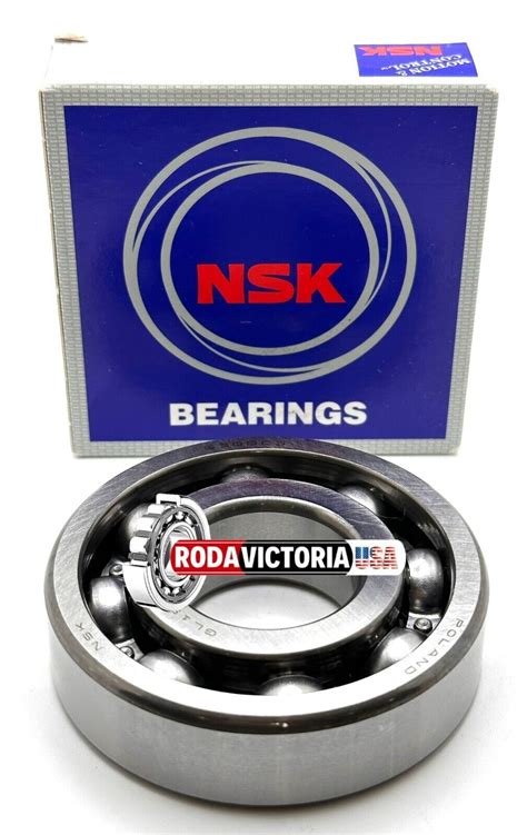 NSK 6306 C3 DEEP GROOVE BALL BEARING, OPEN NO SEALS 30x72x19mm ...