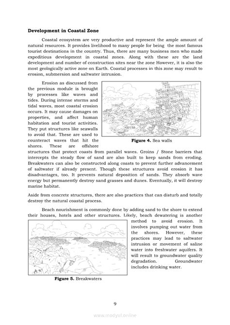 Earth and Life Science Module 20 Mitigation to Coastal Processes and ...