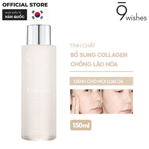 Serum Wishes Collagen Lifting Anti Wrinkle Ampule Essence Tinh Ch T