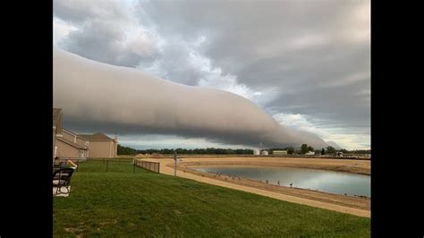 Undular Bore Wave Moves Through Central Indiana