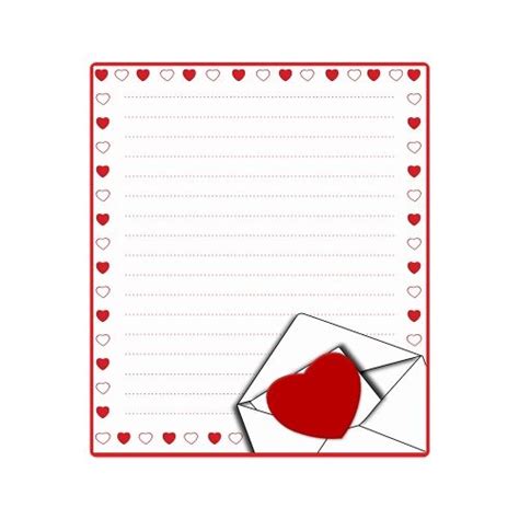 Porta Recados Carta De Amor Cartas Para San Valentin Margenes De Corazones Margenes De Amor