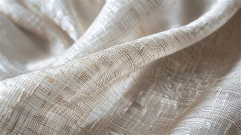 A Closer Look Reveals A Delicate Crosshatch Design Of Interwoven Silk