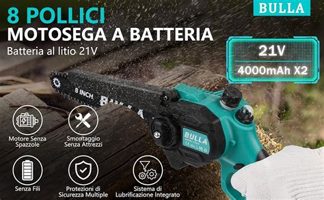 Mini Motosega Elettrica A Batteria Per Potatura Pollici Con Motori