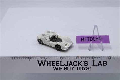 Chaparral 2G White Enamel 1969 Redline Hot Wheels Mattel Vintage Redline RL Wheeljack S Lab