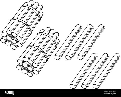 A typical representation of a bundle of 26 sticks bundled in tens that ...