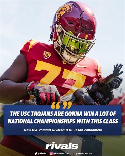 On Twitter RT Rivals New Uscfb Commitment Jason Zandamela Expects