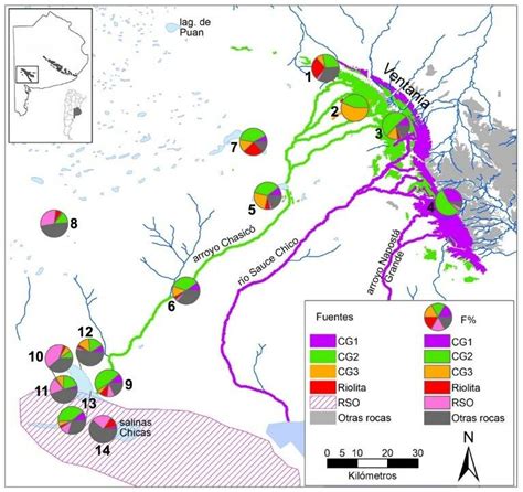 Mapa Del Rea De Estudio Donde Se Representa La F De Las Materias