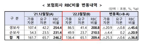 금리상승에 보험사 Rbc비율 209로 급락 딜사이트