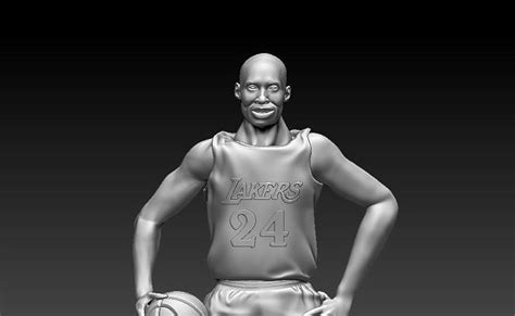 Kobe Bryant American Professional Basketball Player Nba 3d Model