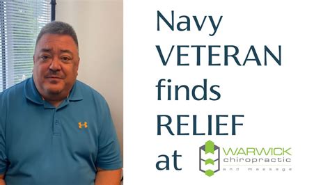 Hear What This Navy Veteran Has To Say About Warwick Chiropractic