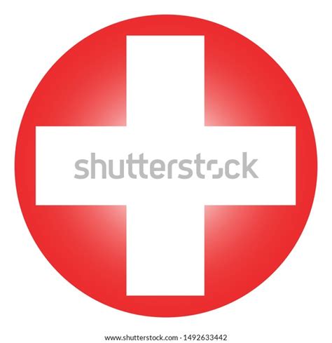 First Aid Medical Logo On White Stock Vector (Royalty Free) 1492633442 ...