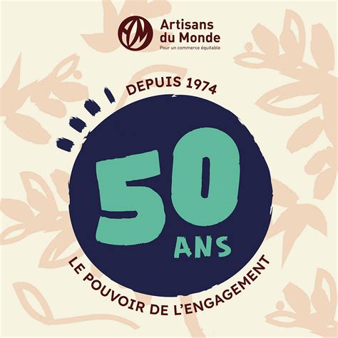 2024 fêtons les 50 ans du mouvement ARTISANS DU MONDE