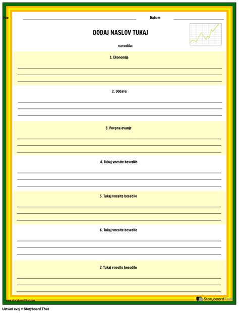 Delovni List Ekonomskih Izrazov Storyboard Par Sl Examples