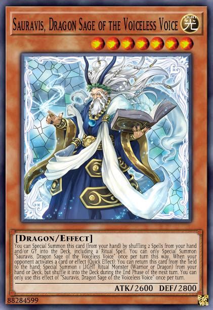 Yu Gi Oh Wiki Sauravis Dragon Sage Of The Voiceless Voice