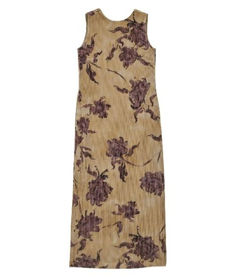 Ameri Dry Flower Velour Dress Wear