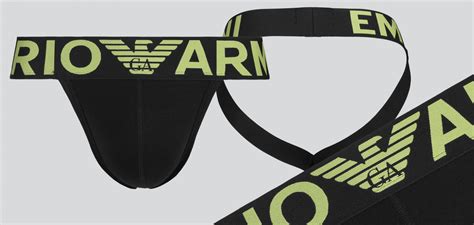 Emporio Armani Jockstrap Megalogo F Stretch Cotton Yourunderwearstore