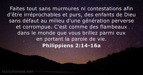 F Vrier Verset Biblique Du Jour Philippiens A