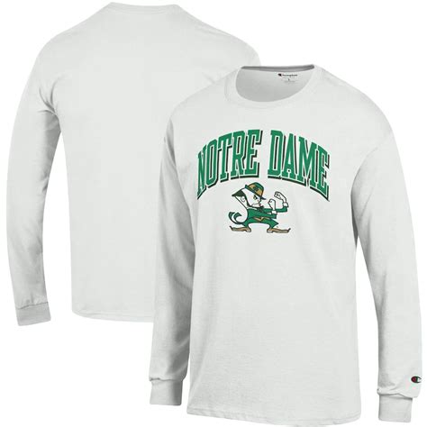 Notre Dame Fighting Irish Champion Arch Over Logo Long Sleeve T-Shirt ...