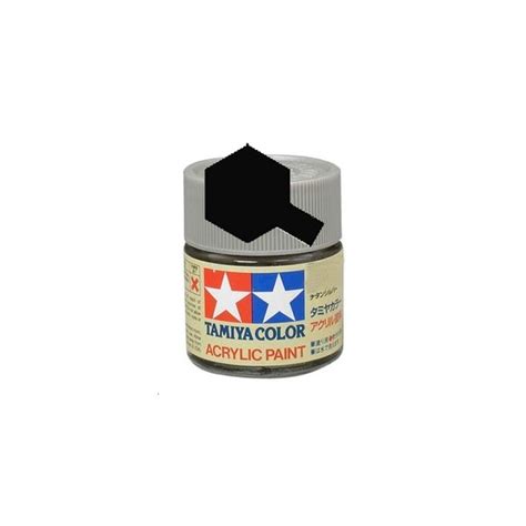 Tamiya Xf1 Noir Mat Peinture Acrylique Pot 10 Ml Francis Miniatures