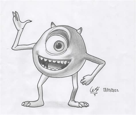 Dibujos De Mike Wazowski Para Colorear Vsun