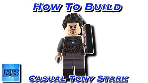 Custom Tony Stark Iron Man Avenger Infinity War B Lego Fit Minifigure ...