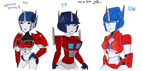 Transformers Female Optimus Prime X Megatron