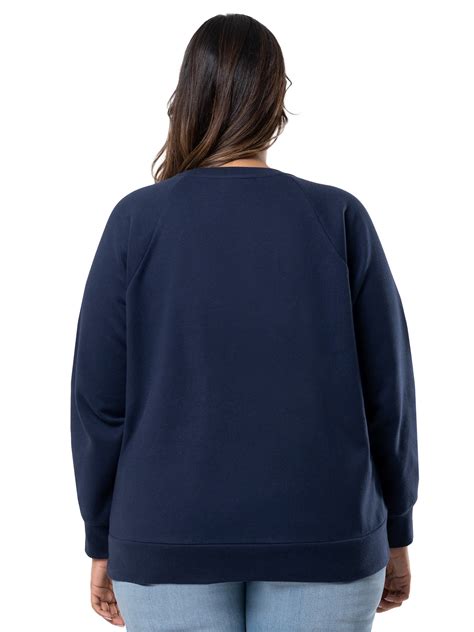 Terra And Sky Womens Plus Size Fleece Sweatshirt Sizes 0x 4x