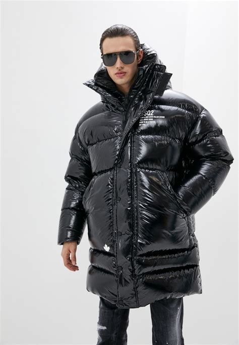 Пуховик Dsquared2, цвет: черный, RTLAAB716201 — купить в интернет ...