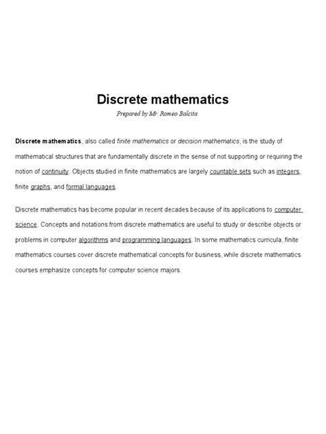 PDF Discrete Mathematics Doc DOKUMEN TIPS