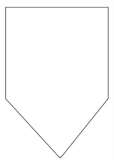 Bandeirinha Png Molde - Moldes em PNG para você mesmo personalizar. | Molde bandeirola, Molde ...