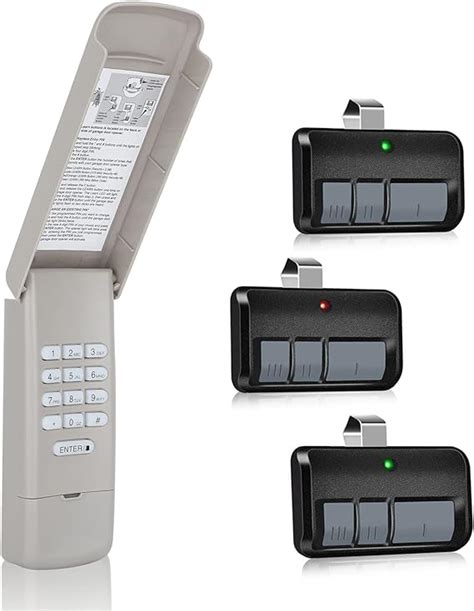 Garage Door Keypad 877max With 893max Garage Door Opener Remote 3